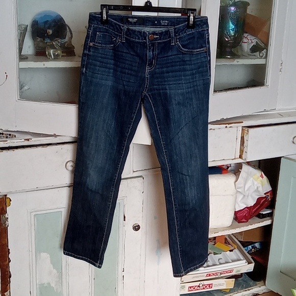 Simply Vera Vera Wang Denim - Simply Vera jeans striaght mid rise capri size 4